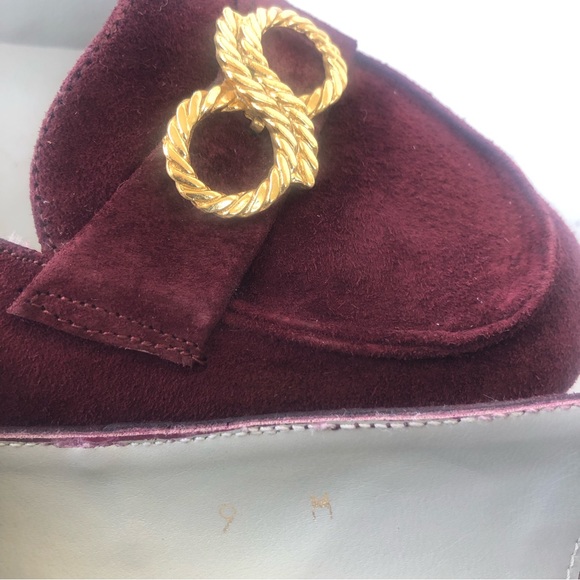 🌼 Pappagallo Vintage Suede Leather Flat Loafers 9 - Picture 2 of 10